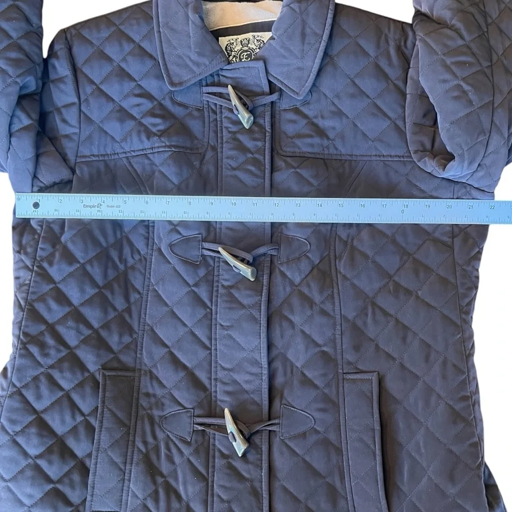 NWT Espirit Women's Brown Quilted Parka Jacket Size XL